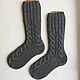 RussianSocks Носки вязаные серые мужские гольфы шерстяные. Носки. RussianSocks ВЯЗАНЫЕ НОСКИ ВАРЕЖКИ. Интернет-магазин Ярмарка Мастеров.  Фото №2
