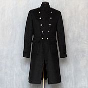 Мужская одежда handmade. Livemaster - original item Men`s long winter coat, double-breasted, wool. Handmade.