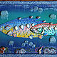 3D картина. Две рыбы и медузы. Картины. Lidiamama. Интернет-магазин Ярмарка Мастеров.  Фото №2
