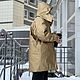 Пуховик цвета "ванильное золото". Пуховики. Polina Benefit. Ярмарка Мастеров.  Фото №4