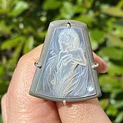 Украшения handmade. Livemaster - original item Silver ring with natural jasper NYMPH. Handmade.