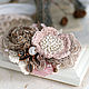 Boho brooch with pearls March... Paris. Brooches. f.sezon. Online shopping on My Livemaster.  Фото №2