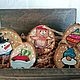 Игрушки на ёлку из деревянных спилов. Экологичные, безопасные!. Елочные игрушки. Мельниченко Регина (Maria70). Ярмарка Мастеров.  Фото №4