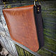 Hunting bag made of suede and waxed leather XL. Gifts for hunters and fishers. Labour. My Livemaster. Фото №4