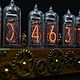 Lamp table clock ' Walnut SteamPunk Bronze 6». Tube clock. Tube-time (tube-time). Online shopping on My Livemaster.  Фото №2