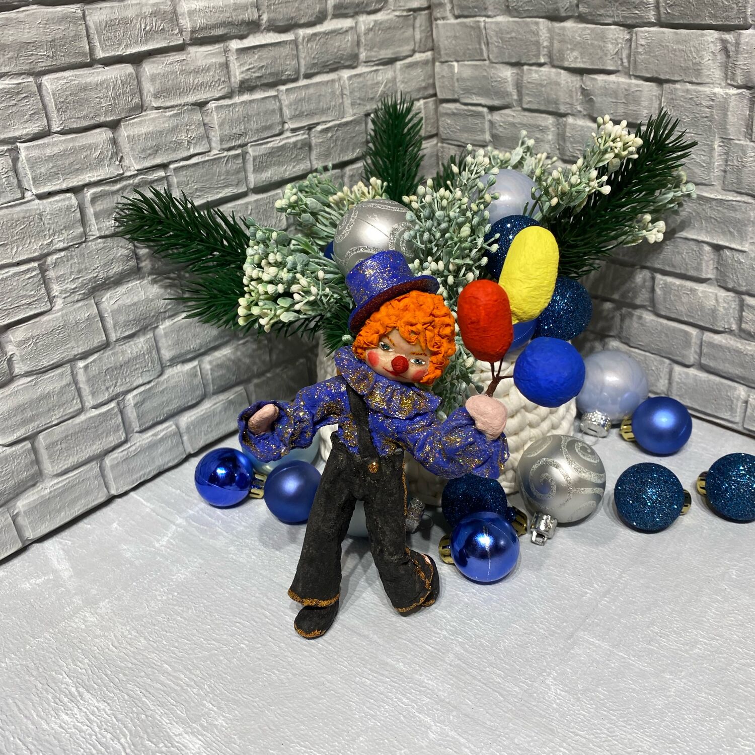 «Клоун с воздушными шарами» – заказать на Ярмарке Мастеров – ROQSSRU ...