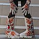Boots white, boots with embroidery, boots women's. Felt boots. валенки Vladimirova Oksana. My Livemaster. Фото №6