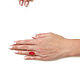 Красное кольцо, кольцо агат, кольцо с красным камнем. Кольца. Irina Moro (Ирина Моро украшения). Ярмарка Мастеров.  Фото №6