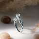 Кольцо помолвочное с полудрагоценными камнями. Кольцо помолвочное. Mintina Jewelry. Ярмарка Мастеров.  Фото №8