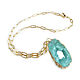 Green agate pendant 'Green Element' buy gold pendant. Pendants. Irina Moro. Online shopping on My Livemaster.  Фото №2