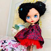Интерьерная кукла: Кукла блайз кастом custom Blythe