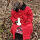 Order Garret doll: Granny in a red coat. Irina Sayfiydinova (textileheart). Livemaster. . Rag Doll Фото №3