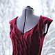Knitted vest "Spicy Cherry", Vests, St. Petersburg,  Фото №1