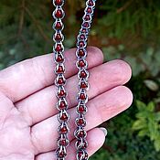 Украшения handmade. Livemaster - original item Silver chain with beads.. Handmade.