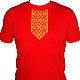 T-shirt of the Slavic amulet of Ratibor. 100% cotton. Cross-stitch the collar. When ordering please specify t-shirt size, optional - t-shirt color and embroidery.