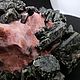 Друза диопсида в розовом кальците. Кристалл. Минералы Урала (mineraly-urala). Ярмарка Мастеров.  Фото №8