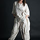Stylish suit, Wide trousers and long loose top - SE0261LE. Suits. EUG fashion. Online shopping on My Livemaster.  Фото №2