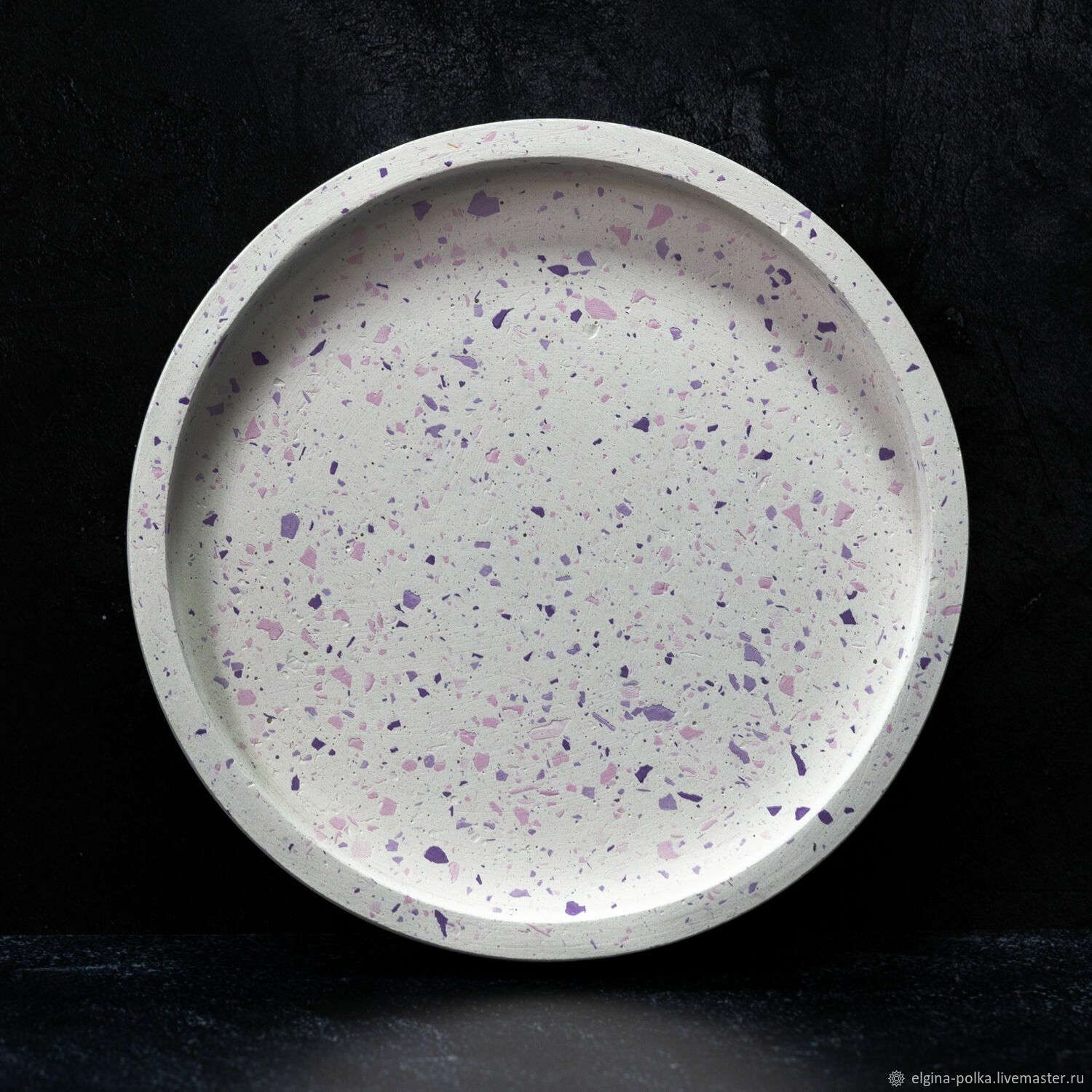 Поднос из гипса в стиле терраццо в интернет-магазине на Ярмарке ...