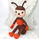 Муравей мягкая развивающая игрушка. Амигуруми куклы и игрушки. Ольга Зимина: вязаные игрушки. Интернет-магазин Ярмарка Мастеров.  Фото №2