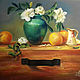 Order Still life with gardenias and oranges. Valeria Akulova ART. Livemaster. . Pictures Фото №3