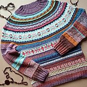 Одежда handmade. Livemaster - original item Sweater-lopapeisa 