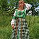 Order Russian linen Kupava dress, in the Slavic style. Kupava - ethno/boho. Livemaster. . Folk dresses Фото №3