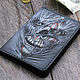 Passport Cover Demon. Passport cover. SUNGAZER leather products. My Livemaster. Фото №6