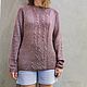 Soft sweater with arans Stylish jumper, Sweaters, Krymsk,  Фото №1