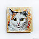 Portrait Pet painting on wood. Pictures. Belasla. My Livemaster. Фото №6