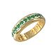 Gold ring 'Roll's' with a spinning track of emeralds. Rings. Jewelry Laboratory Alter Ego. Online shopping on My Livemaster.  Фото №2