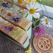 Косметика ручной работы handmade. Livemaster - original item Lump soap Meadow flowers from scratch handmade. Handmade.