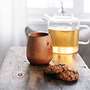 Посуда handmade. Livemaster - original item Cedar Wood Wooden Glass for Drinks C62. Handmade.