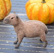 Куклы и игрушки handmade. Livemaster - original item Felt toy Capybara. Handmade.