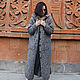 coat: Women's coat with a hood on the lining. Coats. CUTE-KNIT by Nata Onipchenko. My Livemaster. Фото №4