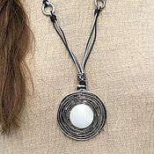 Украшения handmade. Livemaster - original item Pendant: Boho necklace. Charm boho pendant made of metal. Handmade.
