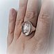 Ring: ' Lionel' - morganite, 925 silver. Rings. masterskai. My Livemaster. Фото №4
