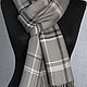 Домотканый шарф "Запах дождя". Кашемир-шёлк Loro Piana. Шарфы. Weaving Finds. Ручное ткачество.. Ярмарка Мастеров.  Фото №9