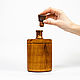 Wooden vessel (flask) for liquid from Siberian cedar GR6. Shot Glasses. ART OF SIBERIA. My Livemaster. Фото №4