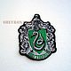 Patches on clothing coat of arms Slytherin Chevron patch. Patches. shevronarmy. Online shopping on My Livemaster.  Фото №2