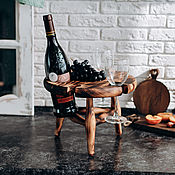 Для дома и интерьера handmade. Livemaster - original item Wine table made of Siberian cedar VN7. Handmade.