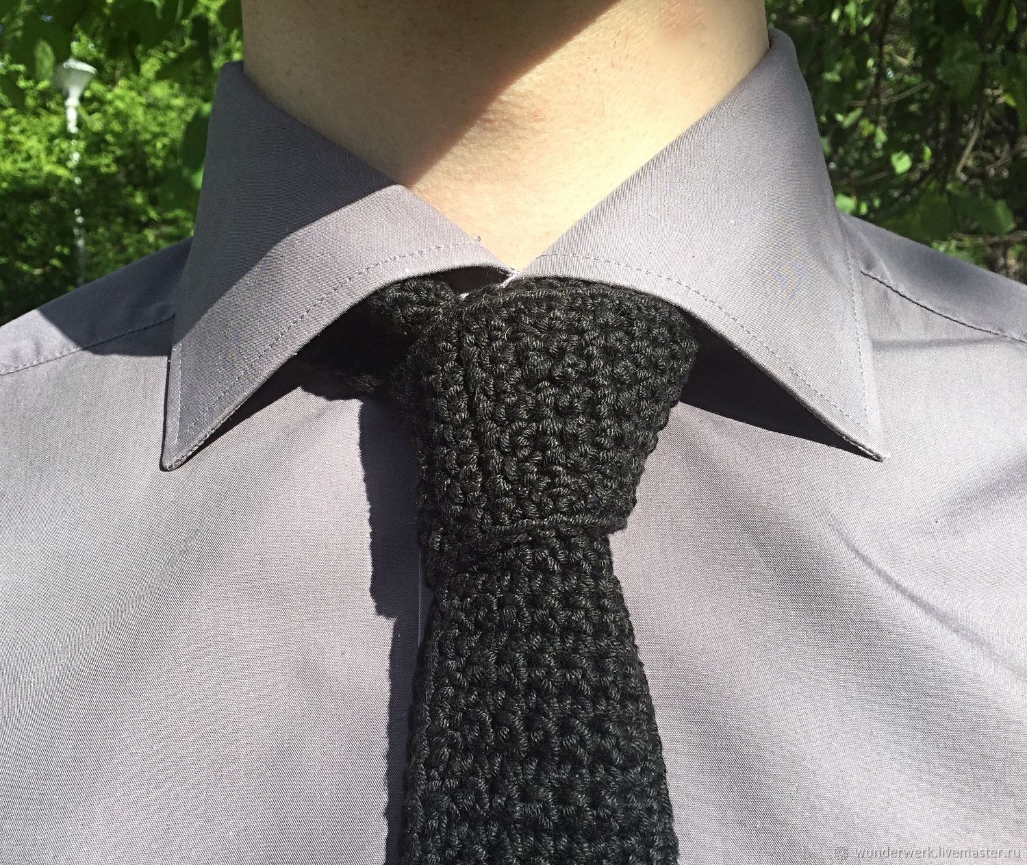 Вязаные галстуки мужские
