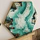 Заказать EPOXY-1, ART-Resin, 20/20cm. Ирина Бронникова ✅. Ярмарка Мастеров. . Картины Фото №3