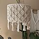 Абажур «Маргарита». Абажуры и плафоны. home_macrame (Лидия Юшкова). Интернет-магазин Ярмарка Мастеров.  Фото №2
