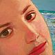Заказать Картина маслом "Девушка на берегу моря. Марина". Елена Шипунова ~ Helen Dada Art. Ярмарка Мастеров. . Картины Фото №3
