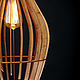 Деревянный светильник Вайнлайт орех, подвесная люстра из дерева. Потолочные и подвесные светильники. Деревянные светильники Woodshire (woodshire). Ярмарка Мастеров.  Фото №4