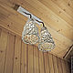 Azhur and copper - wall/ceiling lamp. Wall lights. Elena Zaychenko - Lenzay Ceramics. My Livemaster. Фото №5
