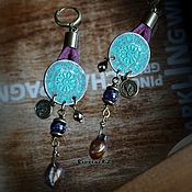 Украшения handmade. Livemaster - original item Earrings are small with coins in the BOHO style 