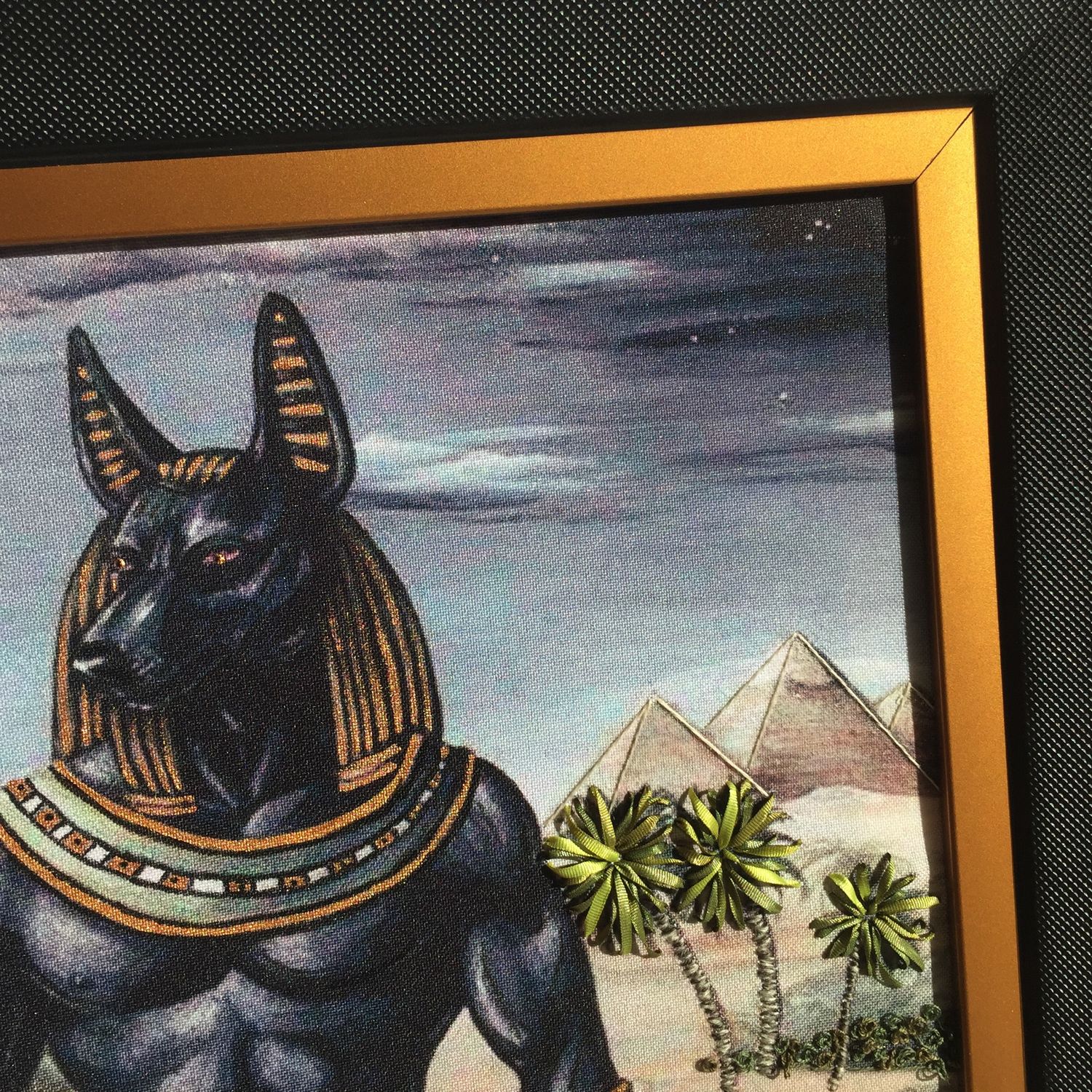Египетская живопись Анубис