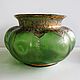 Antique Loetz Vase Iridized Glass Hand Painted, Vintage vases, Prague,  Фото №1