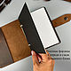 Notepad made of genuine leather with a removable block of paper. Notebook. KullikovCraft. My Livemaster. Фото №4